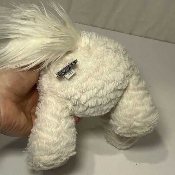 Jellycat London Unicorn Fuddlewuddle Plush 10" Cream White Stuffed Animal - Picture 6 of 7